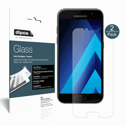 2x 9H Schutzfolie matt für Samsung Galaxy A5 (2017) Panzerfolie
