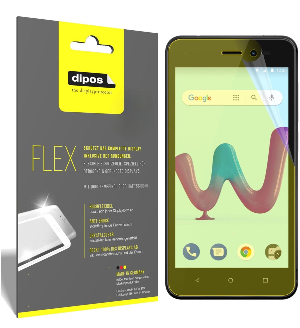 3x 3D Full Cover Schutzfolie für Wiko Sunny 3
