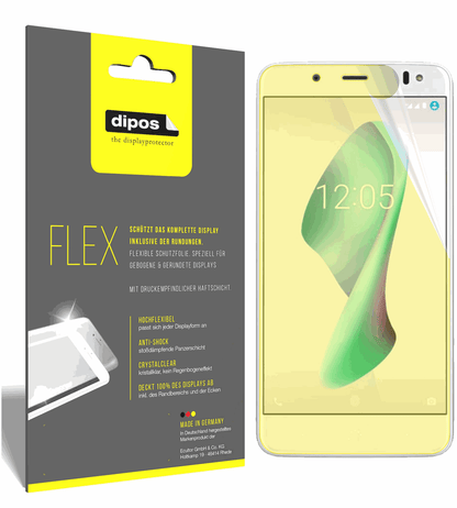 3x 3D Full Cover Schutzfolie für BQ Aquaris VS Plus