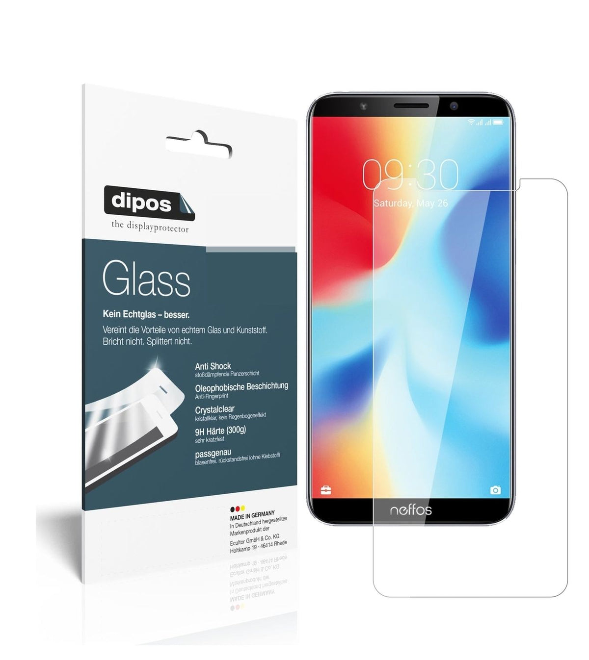 1x 9H Schutzfolie für TP-Link Neffos C9A Panzerfolie