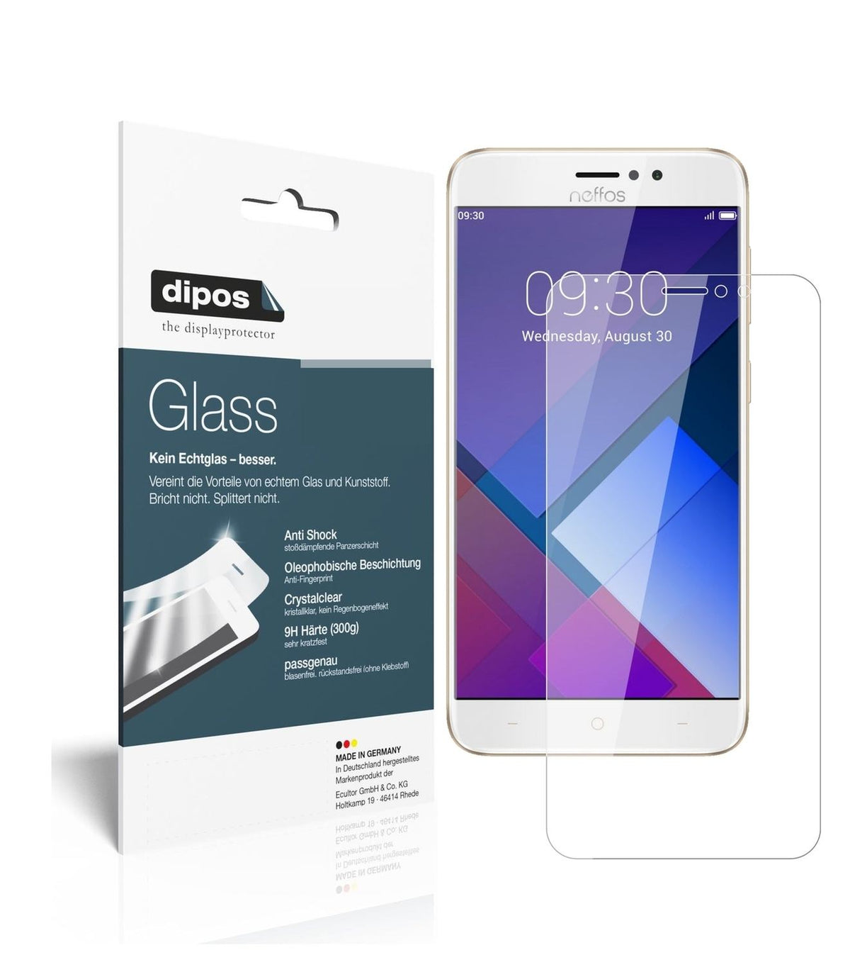 1x 9H Schutzfolie für TP-Link Neffos C7 Panzerfolie