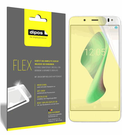 3x 3D Full Cover Schutzfolie für BQ Aquaris VS