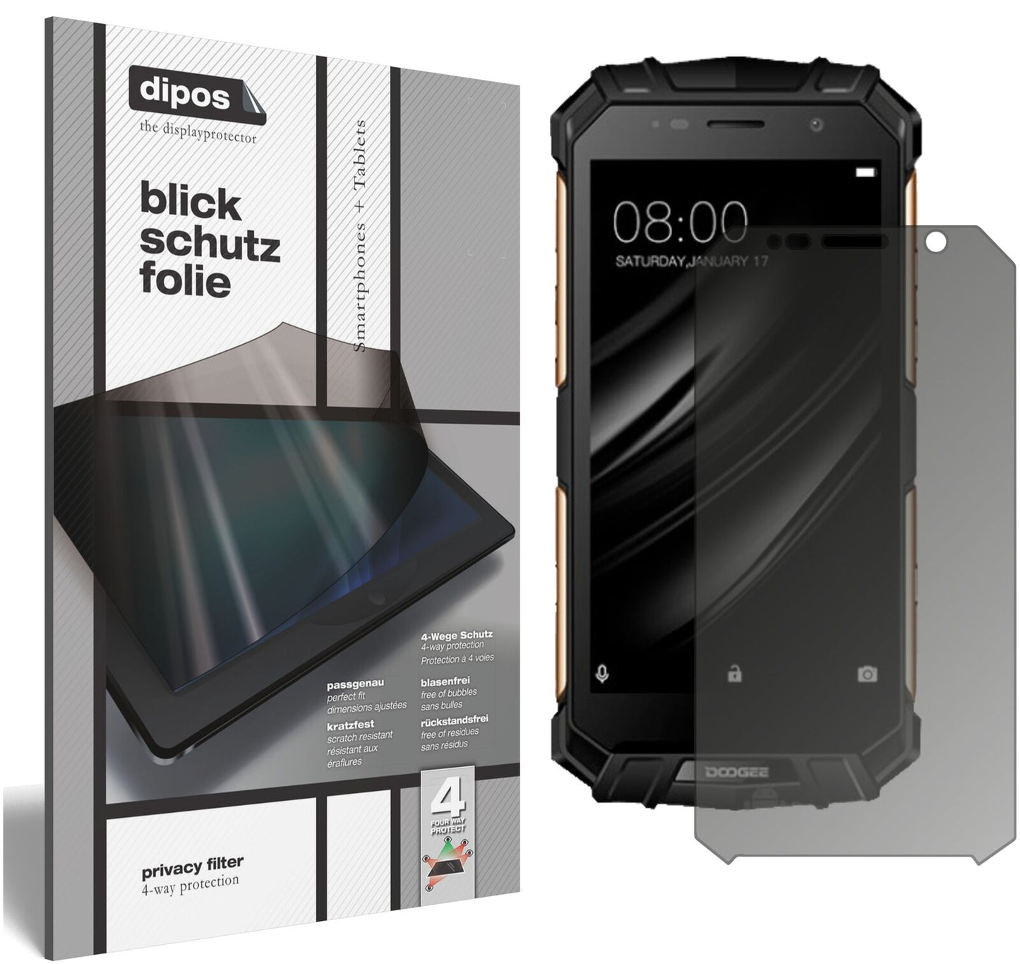 Blickschutzfolie für Aermoo M1 matt Schutzfolie Privacy