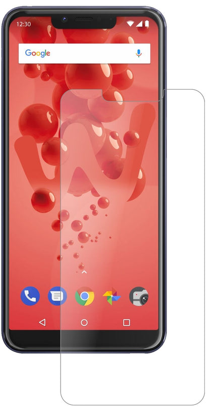 Matte Displayschutzfolie von dipos passend für Wiko View2 Go, 9H kratzfest und blasenfrei montiert