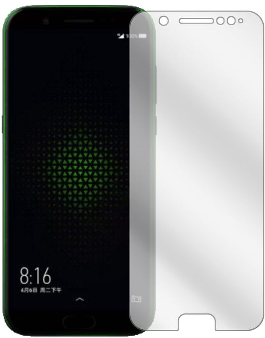 Klare Displayschutzfolie von dipos passend für Xiaomi Black Shark, präziser Zuschnitt und blasenfrei montiert