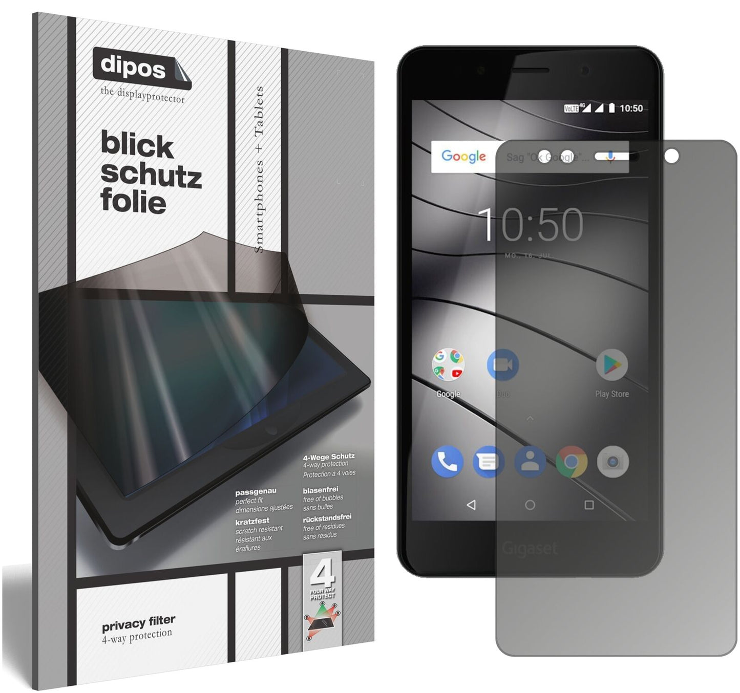 Blickschutzfolie für Gigaset GS180 matt Schutzfolie Privacy