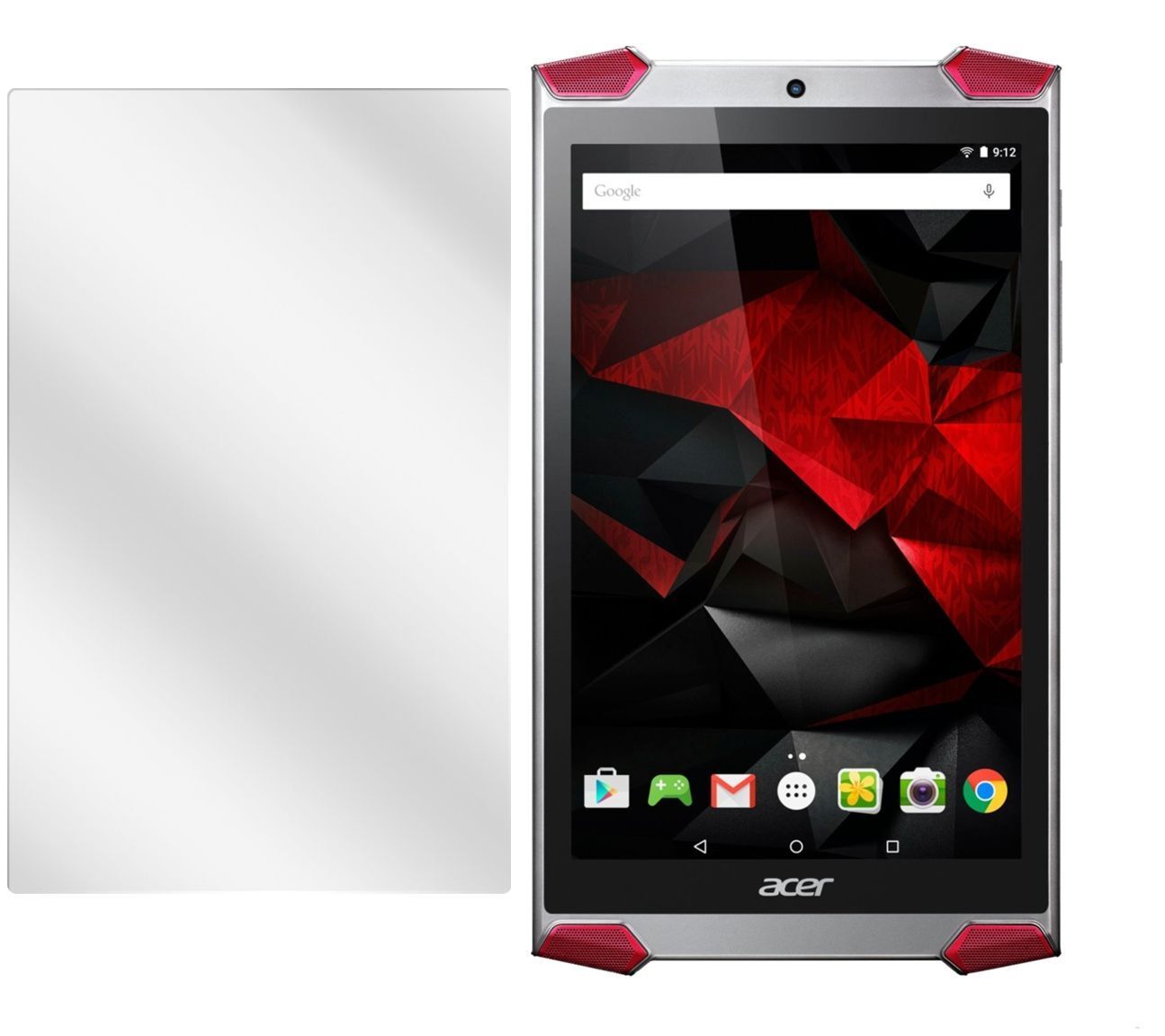 2x Schutzfolie klar für Predator 8 Acer Display-Schutzfolie