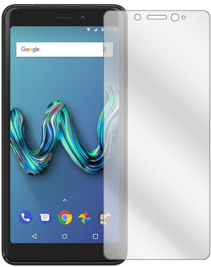 Klare Displayschutzfolie von dipos passend für Wiko Tommy 3, präziser Zuschnitt und blasenfrei montiert