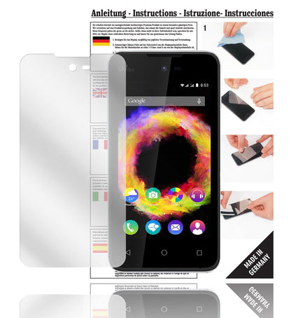 6x Schutzfolie klar für Sunset 2 Wiko Display-Schutzfolie