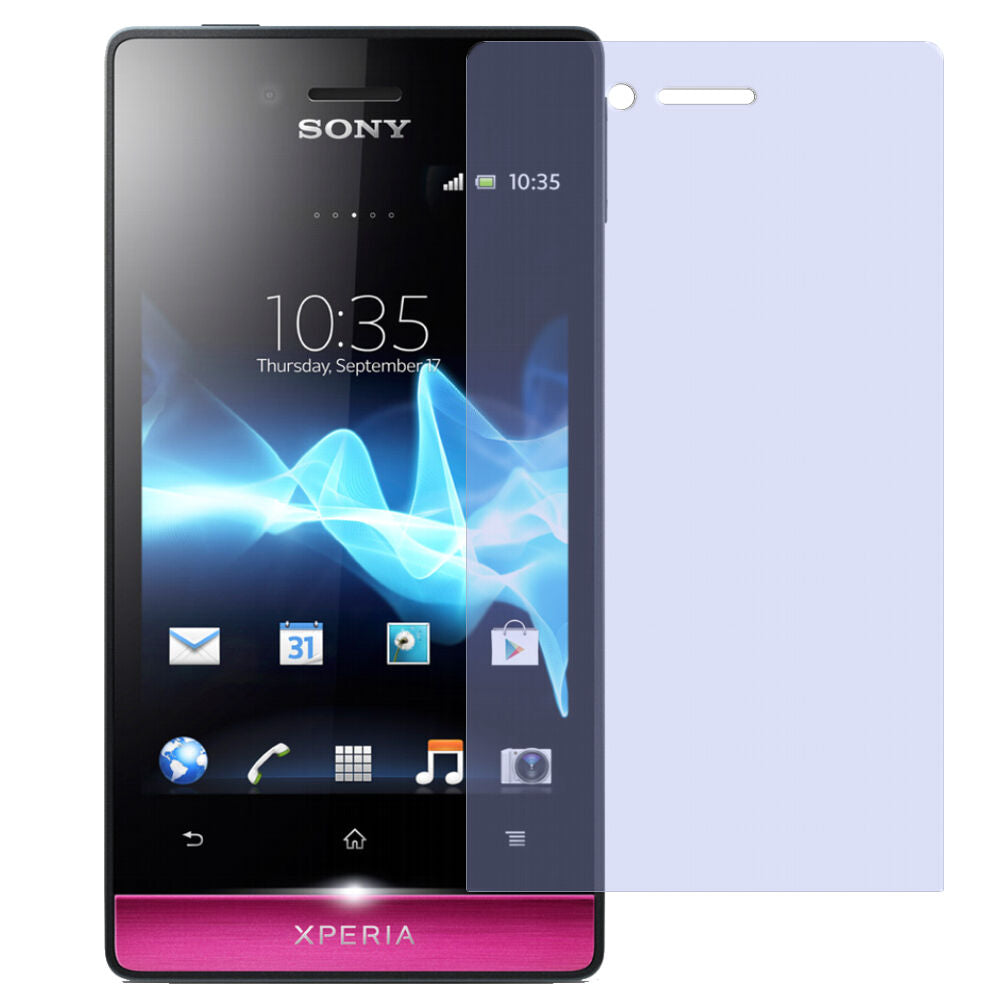 2x Schutzfolie matt für Xperia Miro ST23i Sony Display-Schutzfolie