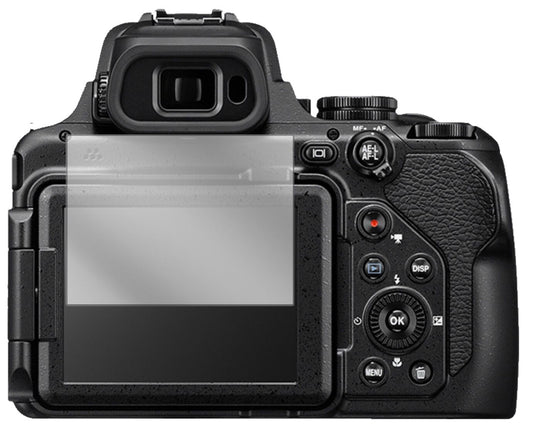 5x Schutzfolie klar für Nikon Coolpix P1000 Display-Schutzfolie