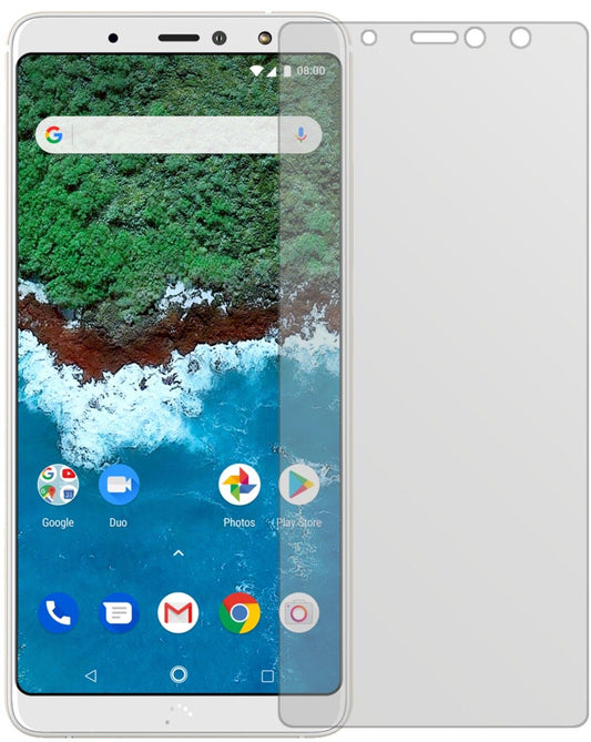 Matte Displayschutzfolie von dipos passend für BQ Aquaris X2, präziser Zuschnitt und blasenfrei montiert