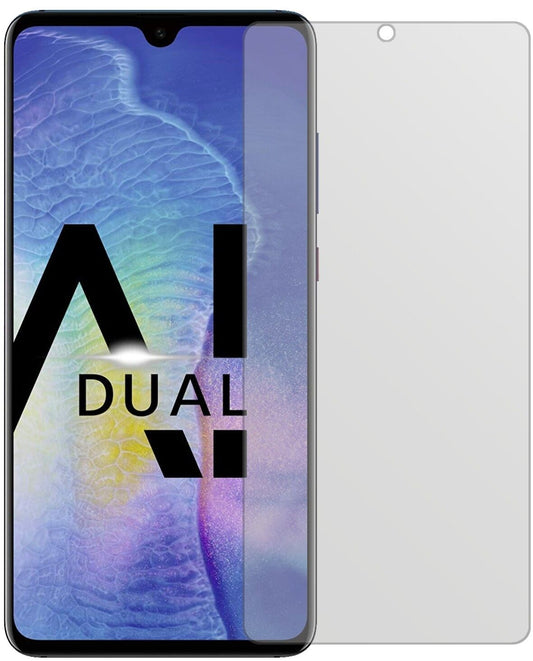 Matte Displayschutzfolie von dipos passend für Huawei Mate 20, präziser Zuschnitt und blasenfrei montiert