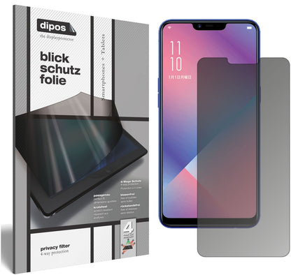 Blickschutzfolie für Oppo R15 Neo matt Schutzfolie Privacy