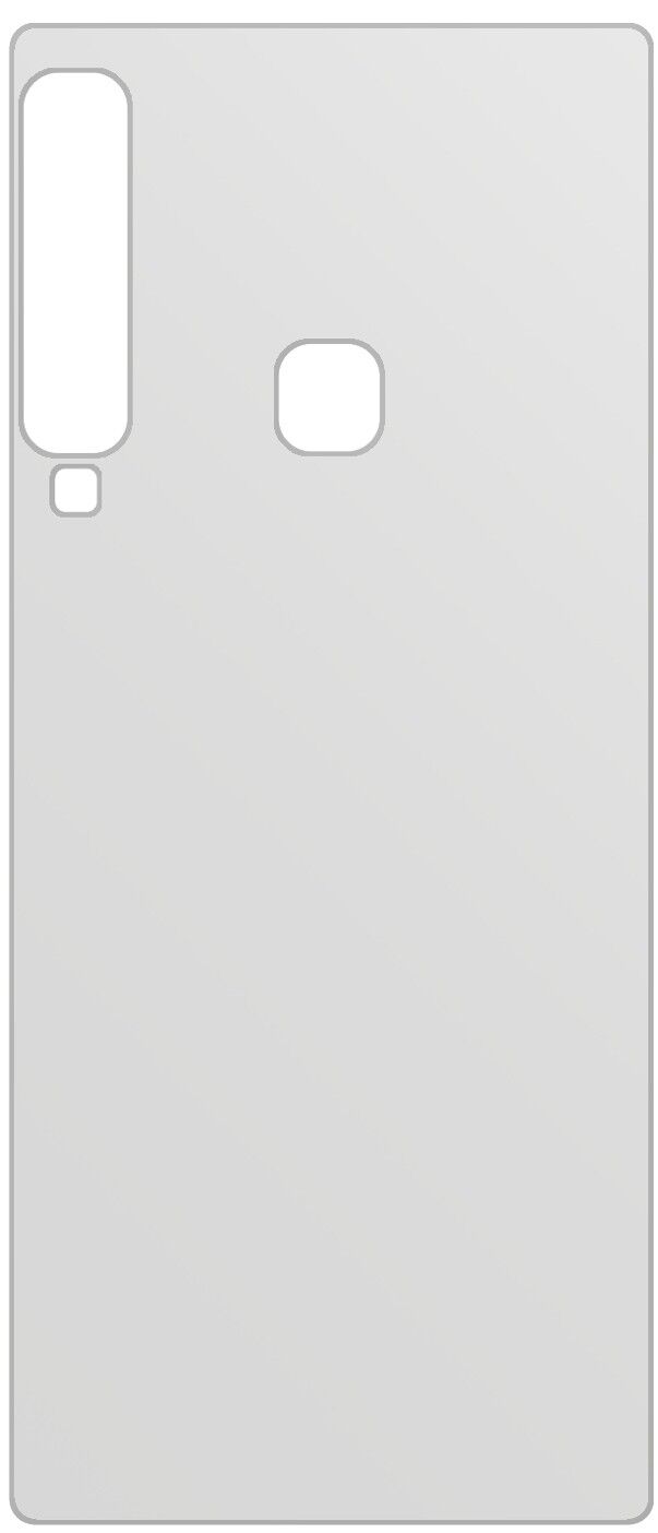 dipos Displayschutz für Samsung Galaxy A9 (2018) Rückseite, mattierte Oberfläche, geringe Dicke und perfekte Passform