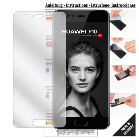 6x Schutzfolie klar für Huawei P10 Display-Schutzfolie