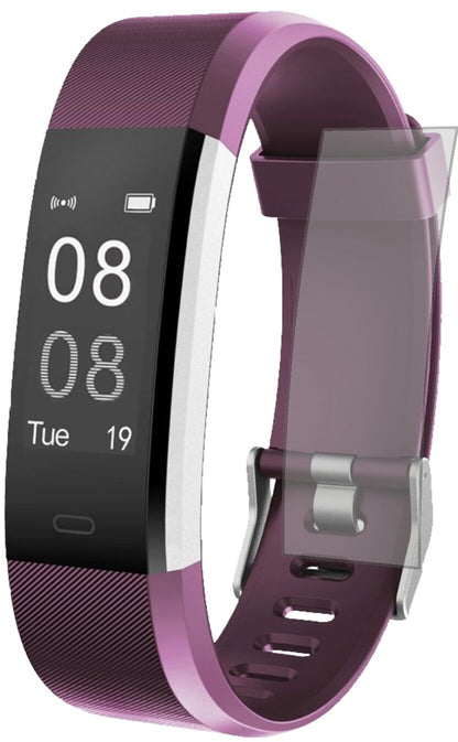 5x Schutzfolie matt für Yamay Fitness Armband SW333 Display-Schutzfolie
