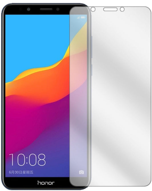 Klare Displayschutzfolie von dipos passend für Huawei Honor 7C, präziser Zuschnitt und blasenfrei montiert