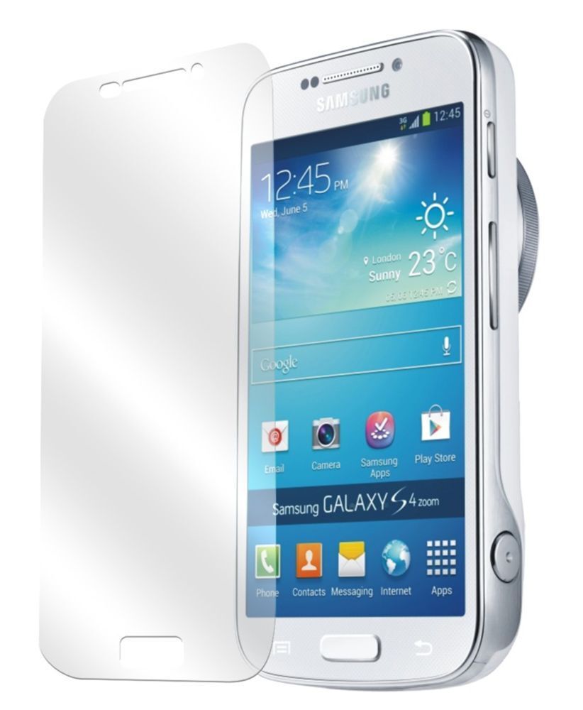 2x Schutzfolie klar für Galaxy S4 Zoom Samsung Display-Schutzfolie