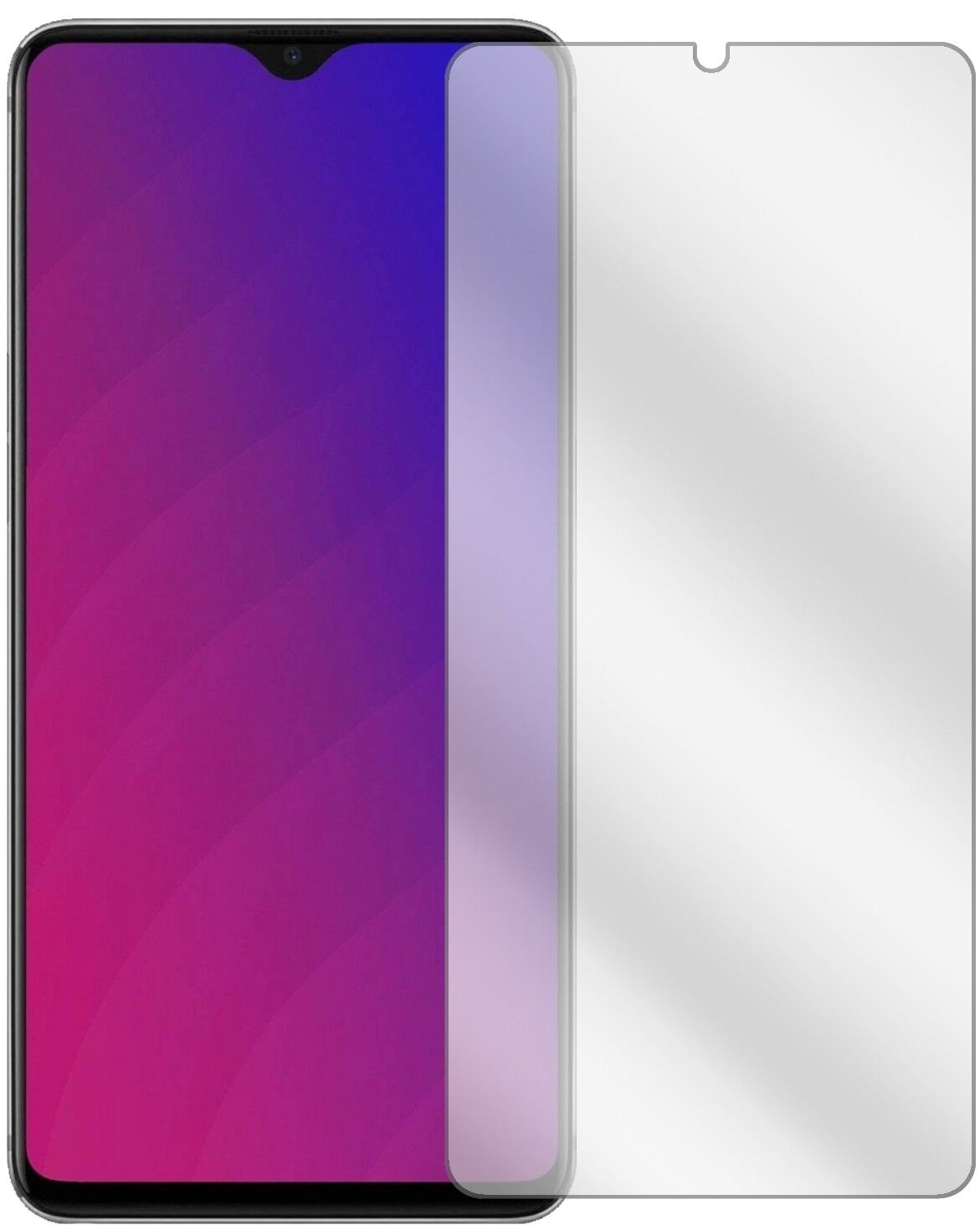 1x Schutzfolie klar für Oppo F9 Pro Display-Schutzfolie