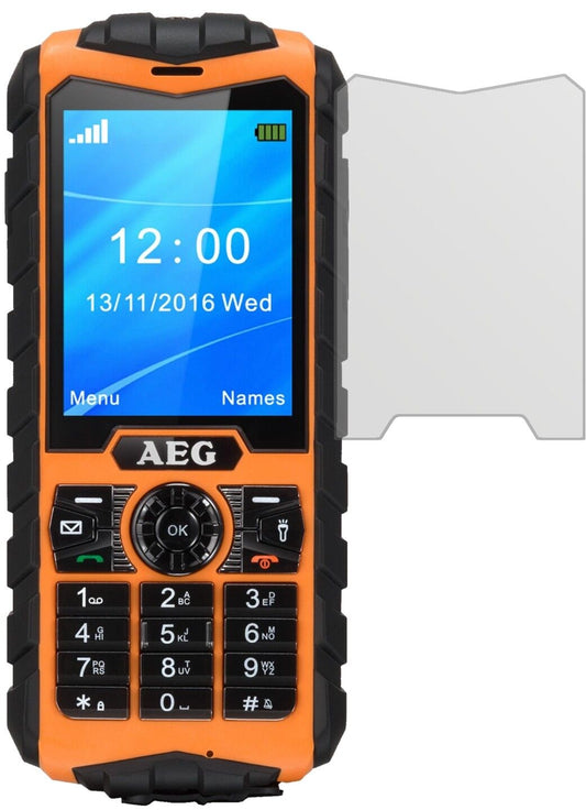 Matte Displayschutzfolie von dipos passend für AEG M550, präziser Zuschnitt und blasenfrei montiert
