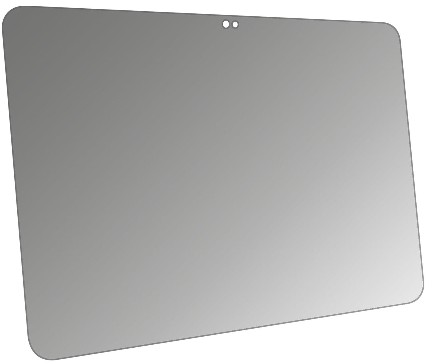 Blickschutzfolie von dipos passend für Rugged Tablet ID-SQ12.2, präziser Zuschnitt und blasenfrei montiert