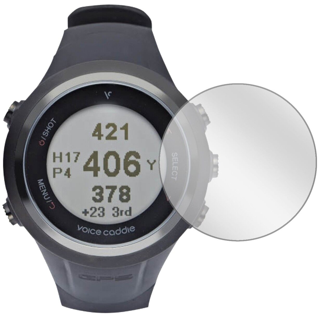 5x Schutzfolie klar für Voice Caddie T2 Display-Schutzfolie