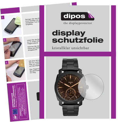 5x Schutzfolie klar für Fossil Q Machine Display-Schutzfolie
