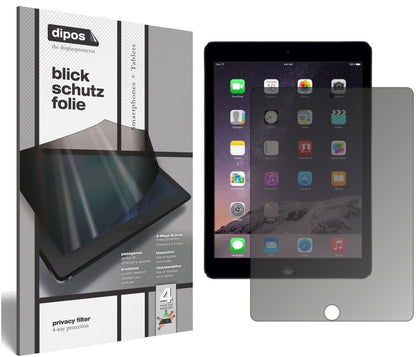 Blickschutzfolie für Apple iPad (2018) matt Schutzfolie Privacy