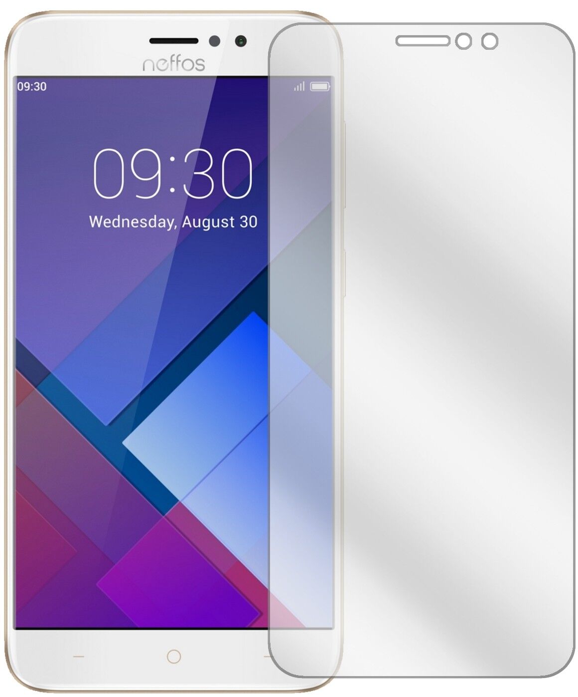 5x Schutzfolie klar für TP-Link Neffos C7 Display-Schutzfolie
