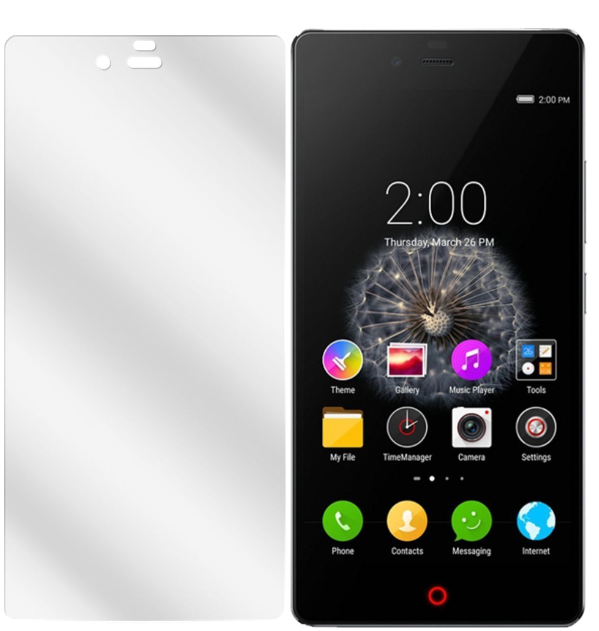 6x Schutzfolie klar für Nubia Z9 Mini ZTE Display-Schutzfolie