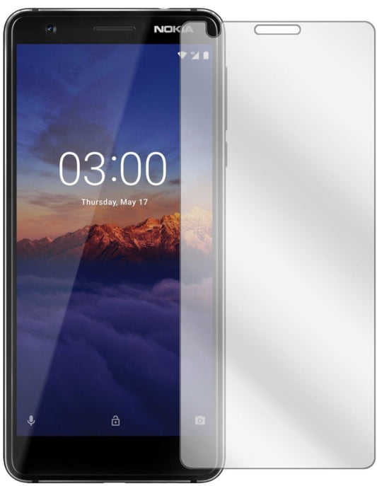Klare Displayschutzfolie von dipos passend für Nokia 46025, präziser Zuschnitt und blasenfrei montiert