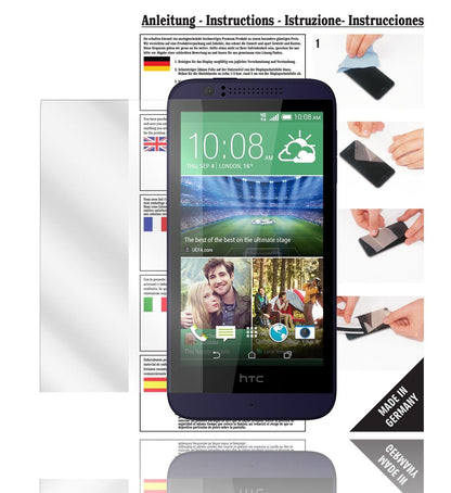 6x Schutzfolie klar für Desire 510 HTC Display-Schutzfolie