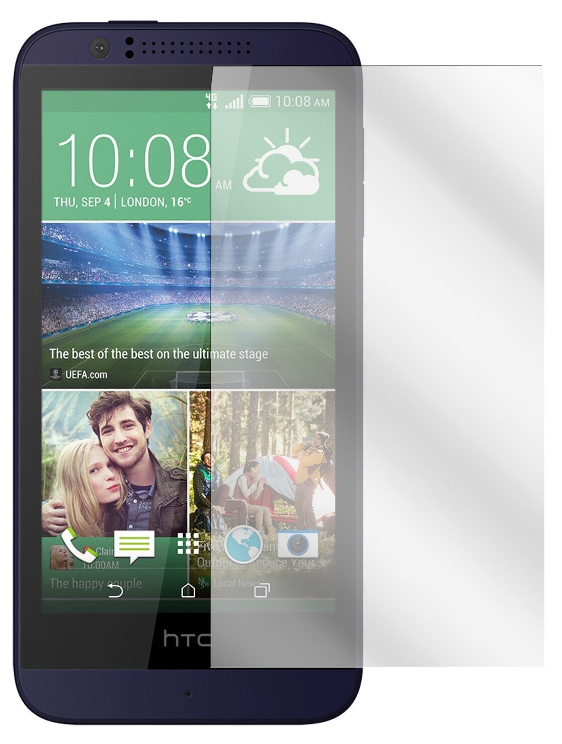 6x Schutzfolie klar für Desire 510 HTC Display-Schutzfolie