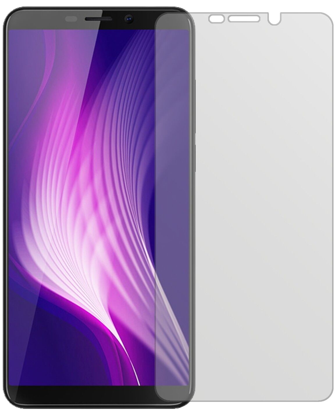 Matte Displayschutzfolie von dipos passend für Cubot Nova (2018), präziser Zuschnitt und blasenfrei montiert