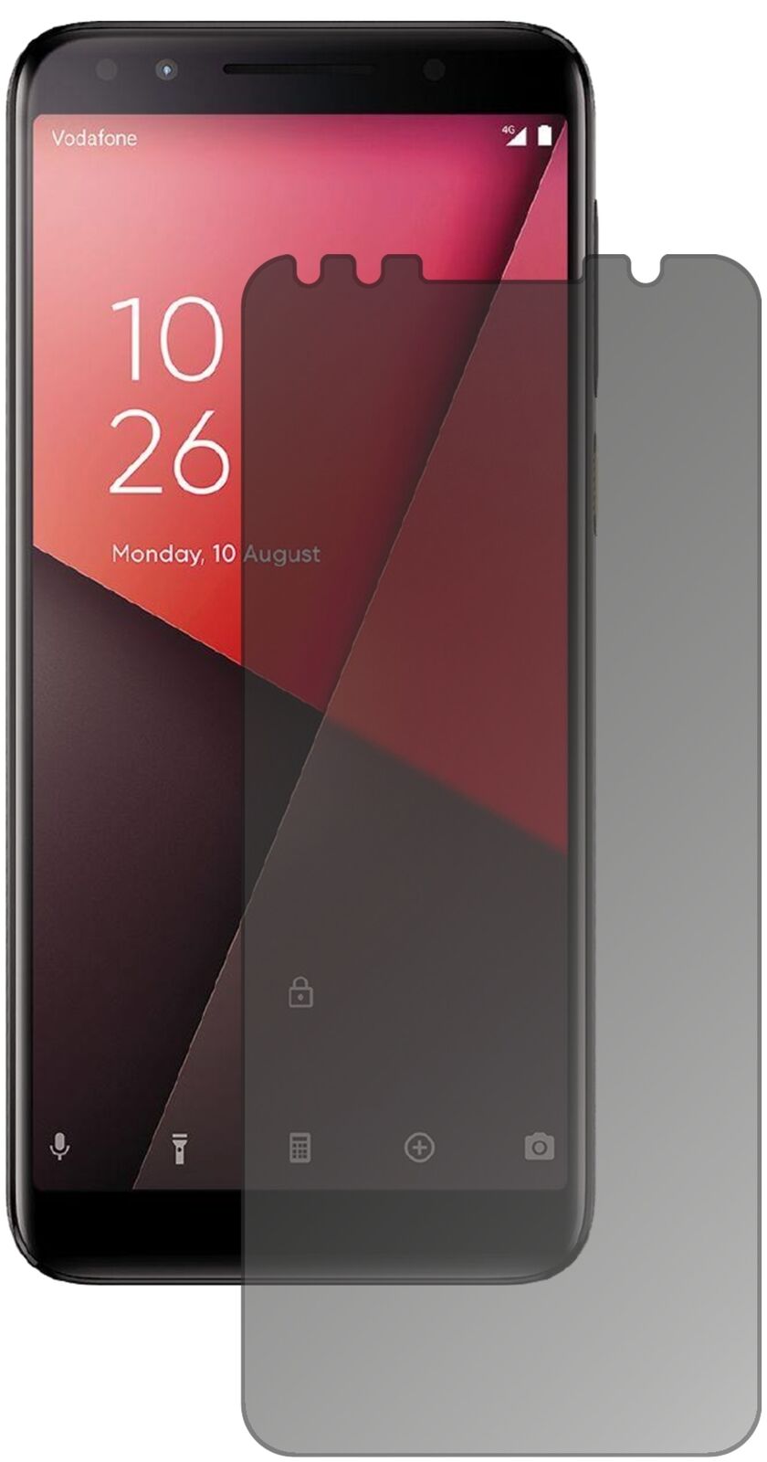 Blickschutzfolie für Vodafone Smart N9 matt Schutzfolie Privacy
