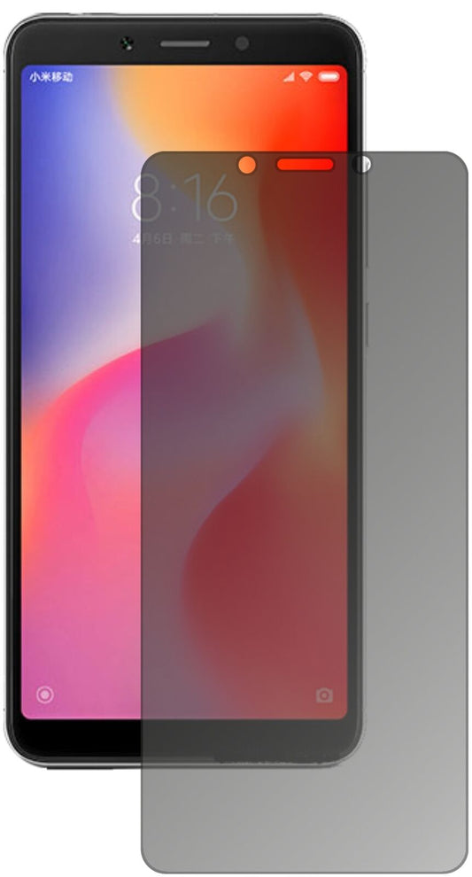 Blickschutzfolie für Xiaomi Redmi 6 matt Schutzfolie Privacy