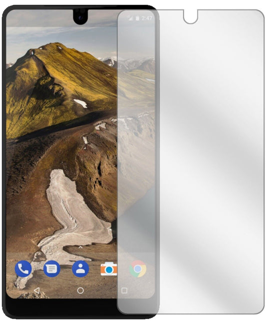 Klare Displayschutzfolie von dipos passend für Essential Phone, präziser Zuschnitt und blasenfrei montiert