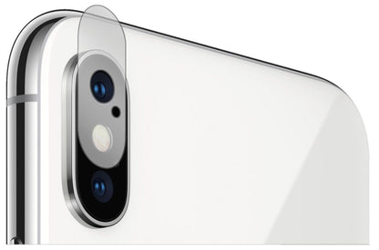 Klare Displayschutzfolie von dipos passend für Apple iPhone XS Max Kamera, präziser Zuschnitt und blasenfrei montiert