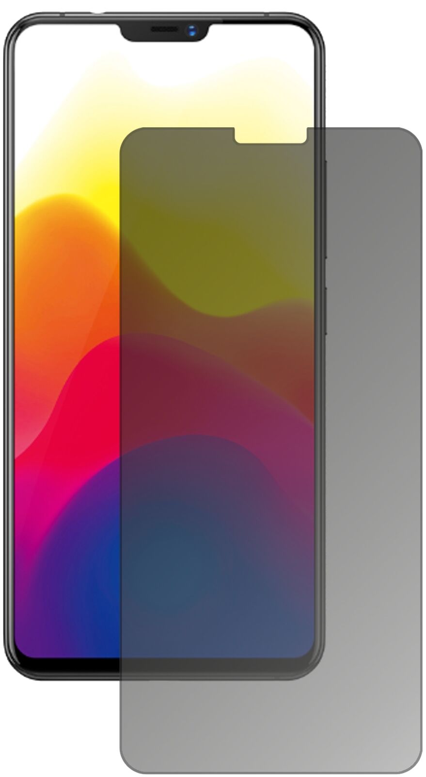 Blickschutzfolie für Vivo X21UD matt Schutzfolie Privacy