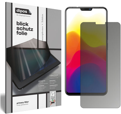 Blickschutzfolie für Vivo X21UD matt Schutzfolie Privacy