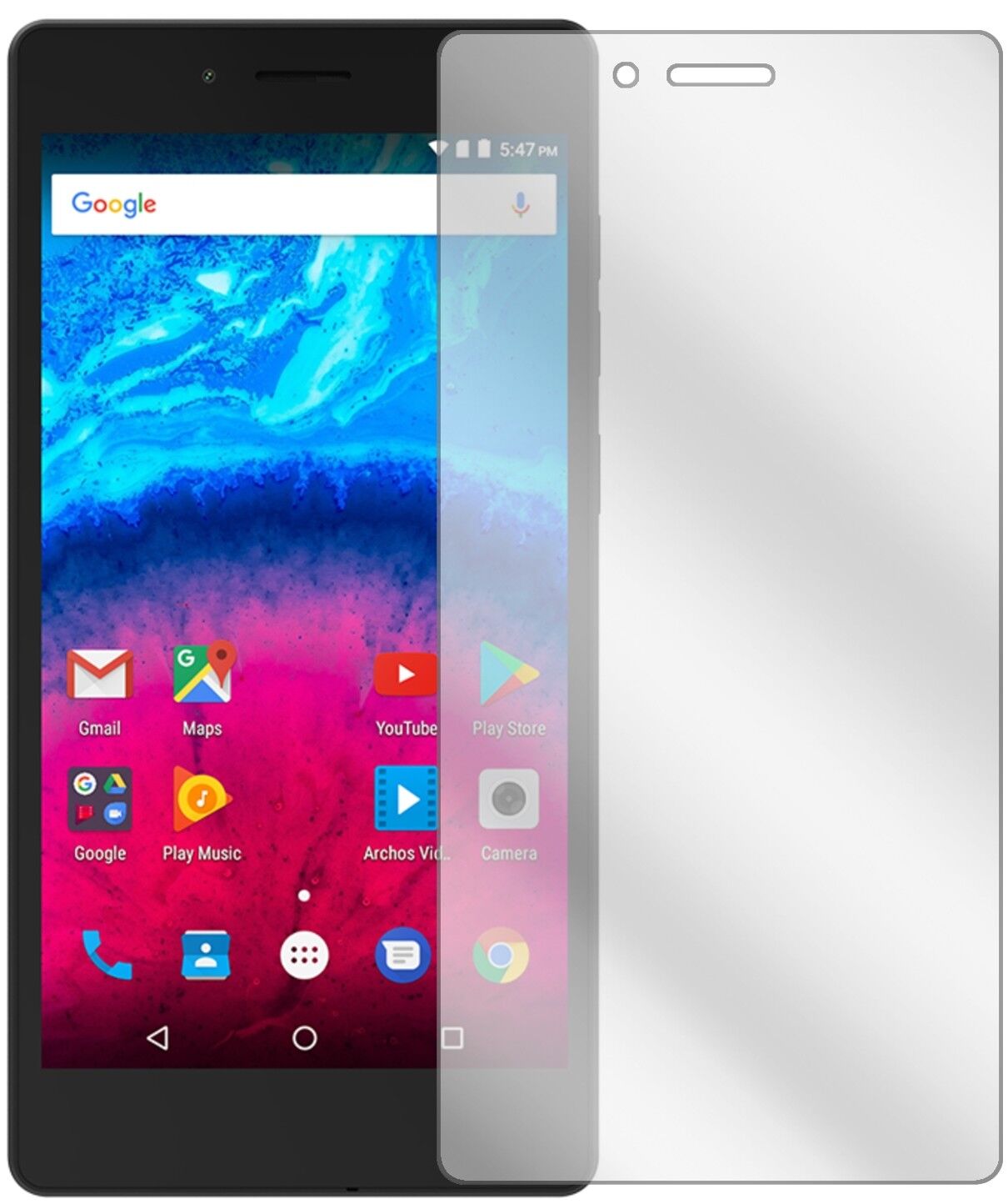 1x Schutzfolie klar für Archos 50 Core 5,0 Zoll Display-Schutzfolie