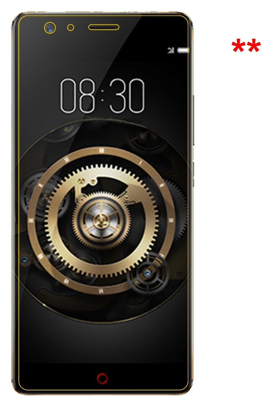 Blickschutzfolie für ZTE Nubia Z17 Lite matt Schutzfolie Privacy