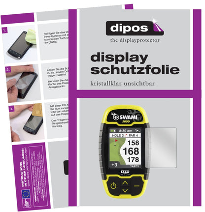 2x Schutzfolie klar für Izzo Swami 5000 Display-Schutzfolie