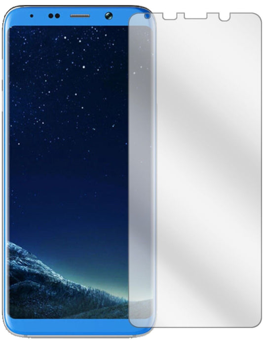 Klare Displayschutzfolie von dipos passend für Bluboo S8+, präziser Zuschnitt und blasenfrei montiert