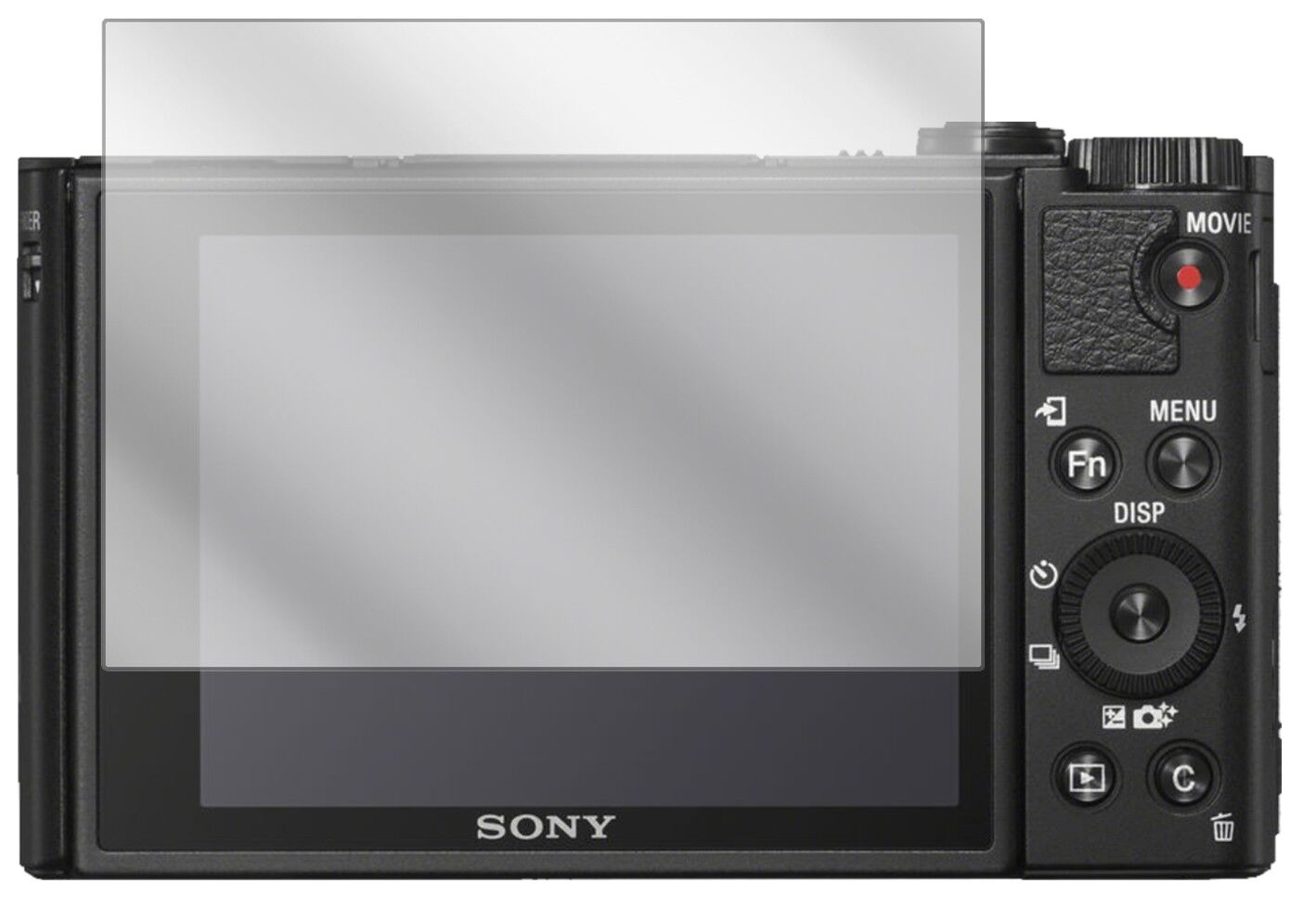 5x Schutzfolie klar für Sony DSC-HX99 Display-Schutzfolie