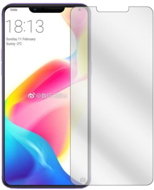Klare Displayschutzfolie von dipos passend für Oppo R15, präziser Zuschnitt und blasenfrei montiert