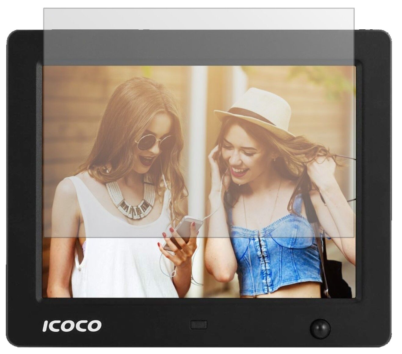 5x Schutzfolie matt für Icoco 8 Zoll Digitaler Bilderrahmen Display-Schutzfolie