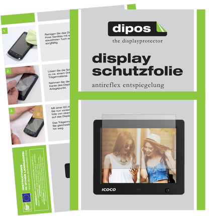 5x Schutzfolie matt für Icoco 8 Zoll Digitaler Bilderrahmen Display-Schutzfolie