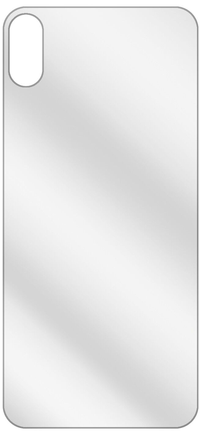 5x Schutzfolie klar für Apple iPhone XS Max Rückseite Display-Schutzfolie